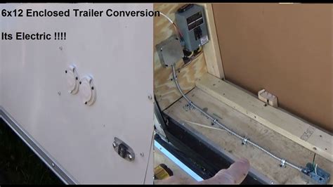 enclosed trailer electrical conversion